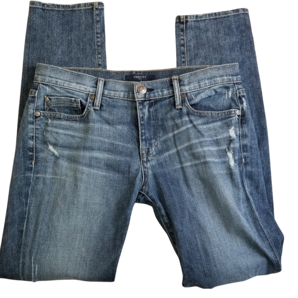 Fidelity Relaxed Skinny Axl destruct jeans